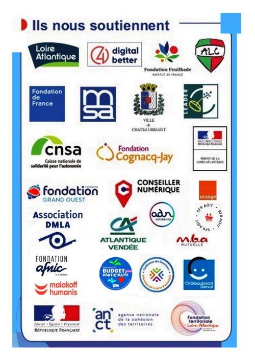 Les logos des partenaires de ACIAH