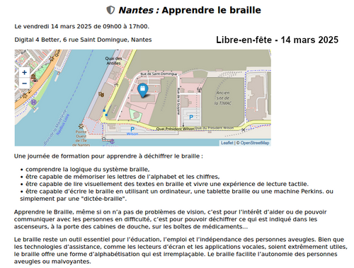 Libre en fête - 14 mars 2025